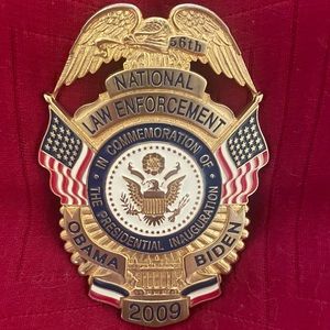 2009 56th National Law Enforcement Presidential Inauguration Badge. Badge #2688